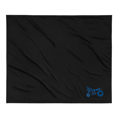 Kiowe Embroidered Sherpa Blanket