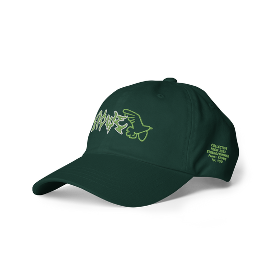 Spruce Green Bird Baseball Cap