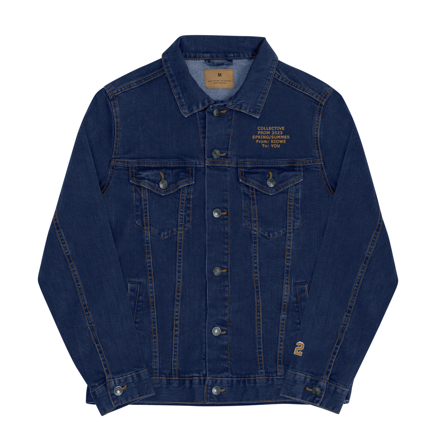 Denim Embroidered Kiowe Jacket