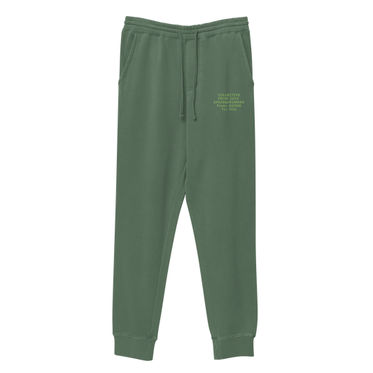 Alpine Green Pigment Dyed Sweatpants