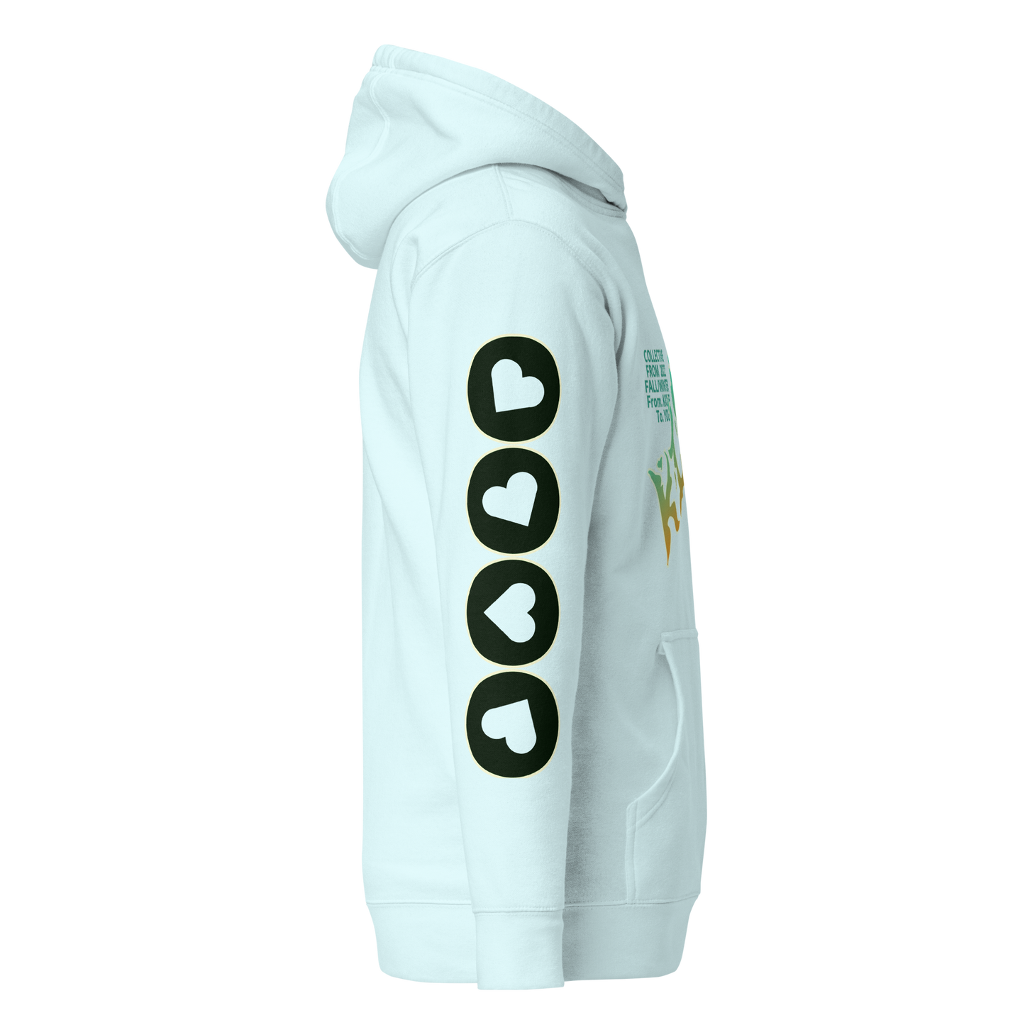 Black Heart Logo Sleeve Print